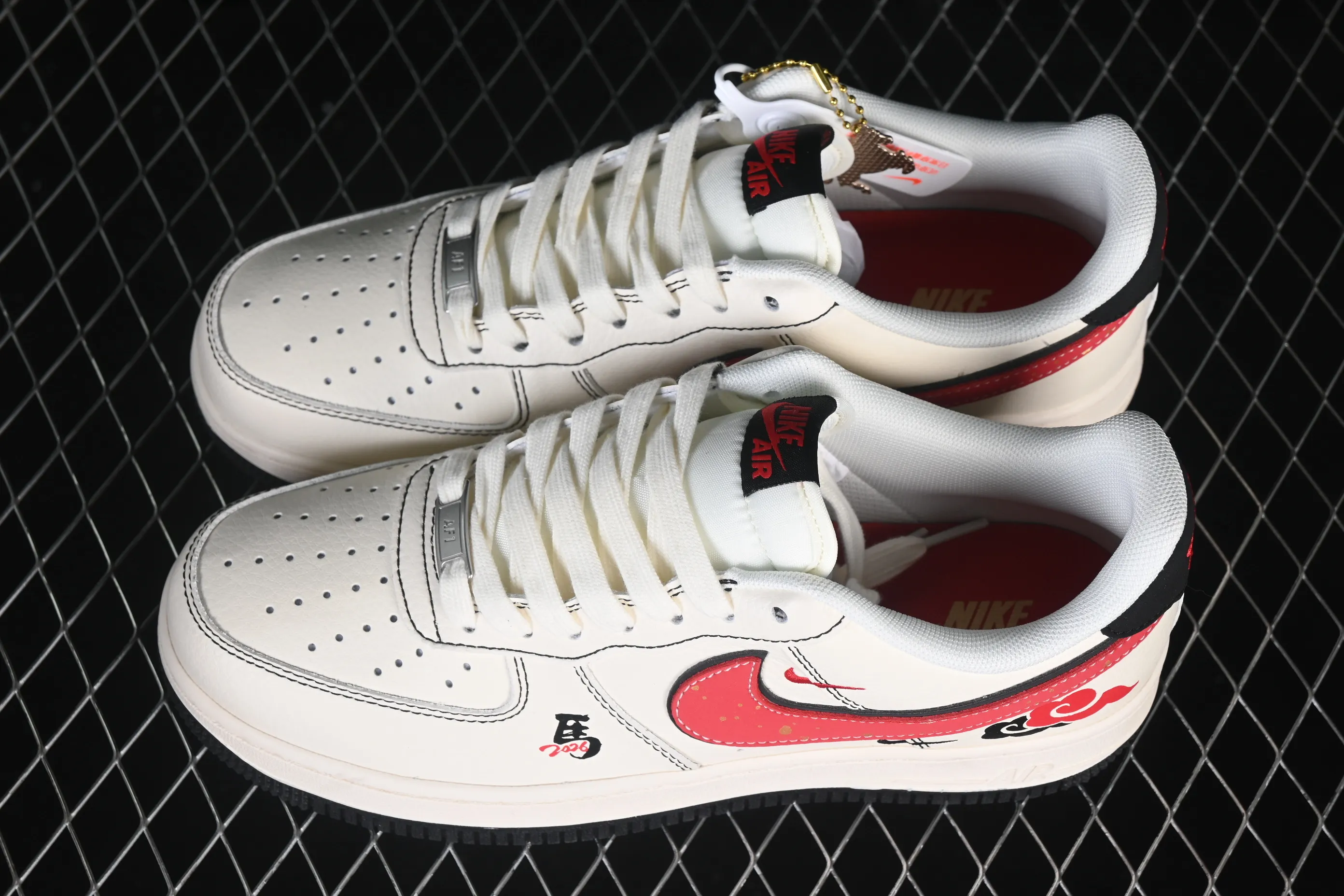 All categories Nk Air Force 1 Air Force series Nk Air Force 1 Low Air Force low-top Nike Air Force 1'07 Low Year of the Horse limited edition Get rich immediately Air Force 1 low-top casual sneakers MZ9588-830